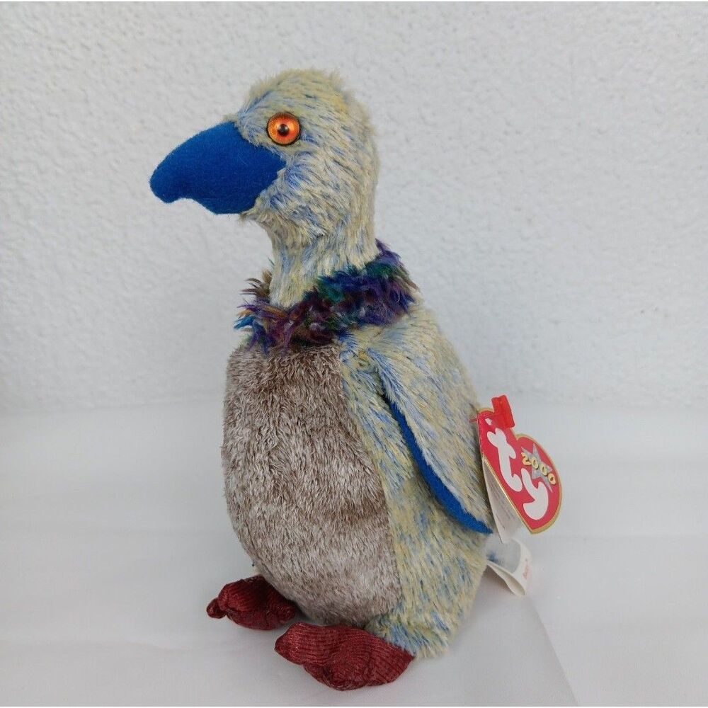2000 Ty Beanie Baby "Buzzy" Retired Buzzard July 6th Birthday Tags Attached Vtg